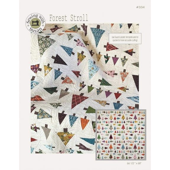 Forest Stroll Quilt Pattern by Susan Marth for Suzv Quilts