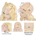thumbnail image 4 of HAOFAN Hair 613 Body Wave Lace Front Wigs Human Hair Pre Plucked For Black Women Brazilian Hair Glueless Transparent Lace Frontal Wig(12 inch), 4 of 7