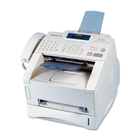 Brother IntelliFAX 4750e Laser Multifunction Printer - Monochrome - Plain Paper Print - Desktop - Copier/Fax/Printer - 15 ppm Mono Print - 600 x 600 dpi Print - 15 cpm Mono Copy - 1 x Input Tray 250 S