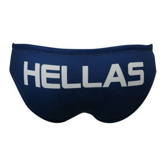 Men's Swimsuit Brief Athletic Swimwear Hellas, Blue, Water Polo, Underwater Rugby, High Performance
