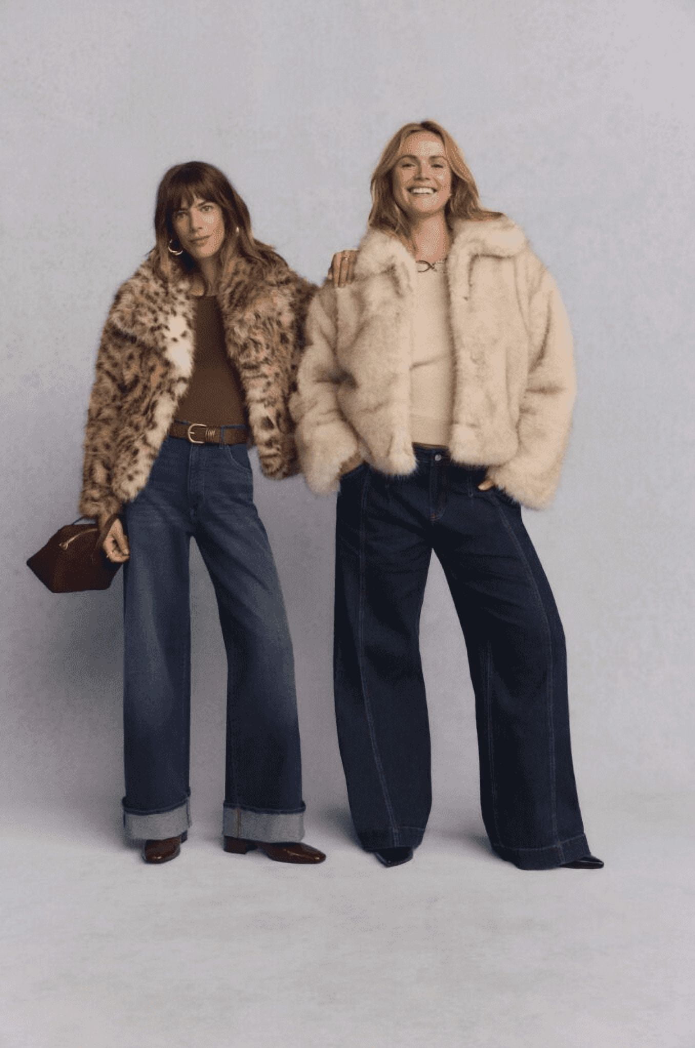 Jessica Simpson Women's Round Collar Faux Fur Jacket, Sizes XS-XXL