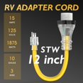 thumbnail image 2 of Cable adaptador RV TOOLIOM 15A a 50A NEMA 5-15P macho a SS2-50R, 2 of 7