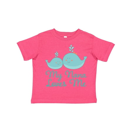 

Inktastic My Nana Loves Me Gift Toddler Boy or Toddler Girl T-Shirt