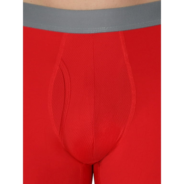Athletic Works Men's Size XL Boxer Briefs Underwear 3 Pack - 9 inch Inseam  New