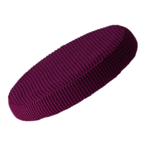 ELAYARD Round Purple Chair Case Elastic Cover for Party Ceremony Hotel Dining Use