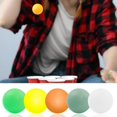 thumbnail image 3 of 50Pcs Colored Ping Pong Balls Frosted Surface Elastic Impact Resistant Round Table Tennis Balls Training Tool, 3 of 5