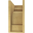 thumbnail image 4 of 8"W x 16"D x 16"H Classic New Brighton Rough Cedar Woodgrain TimberThane Corbel, Primed Tan, 4 of 6