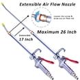 thumbnail image 3 of Pistola de aire comprimido JASTIND de acero inoxidable industrial de alto volumen, 3 of 6