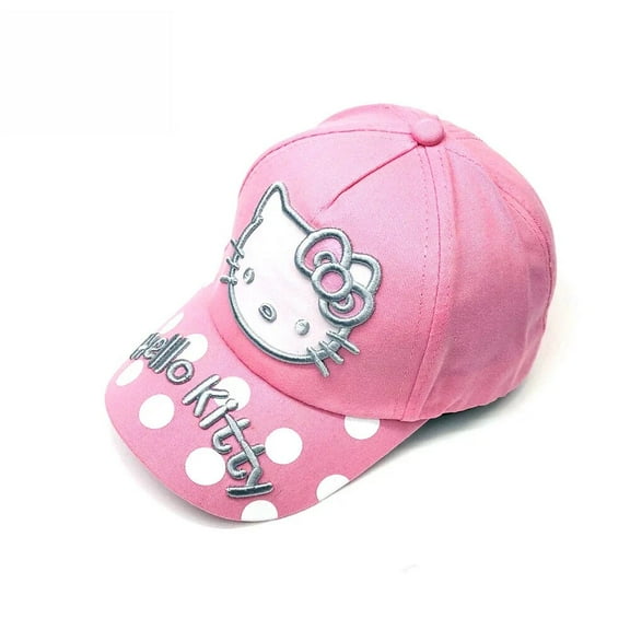 Hello Kitty Children Hat Gifts for Girls Baseball Cap Peaked Cap Sanrio Shading Sun Protection Summer Cute Embroidery Baby Hat