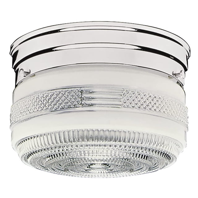 Lámpara de techo Design House 501999 2 luces, cromada, 4.8 x