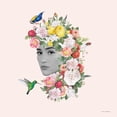 thumbnail image 3 of Seven Trees Design 12x12 Black Modern Framed Museum Art Print Titled - Flower Girl II, 3 of 5