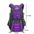 thumbnail image 3 of 50L Lightweight Hiking Backpack for Men and Women, Water-Resistant Outdoor Camping Backpack with Breathable Back Support, 45+5 Liter Capacity for Travel and Trekking, 3 of 4