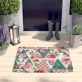thumbnail image 2 of Pioneer Flower Floral Print Flannel Non Slip Door Rugs,Washable Door Mats Indoor,Decorative Door Mats,Dirt-Resistant and Absorbent Doormat for Entrance,Bedroom,Kitchen,Bathroom,23.5"x16", 2 of 5