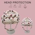 thumbnail image 3 of Gorro Anticaída Para Niños Pequeños, Casco De Seguridad Para Bebés De Fácil Limpieza De Tela De Algodón Puro Para Edades De 6 Meses A 3 Años, 3 of 7