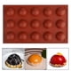 thumbnail image 2 of Molde de silicona para chocolate con 15 agujeros, reutilizable, para hornear, para chocolate, jabón, fondant, decoración de tartas de cumpleaños, 2 of 14