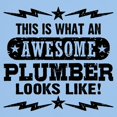thumbnail image 3 of CafePress - Awesome Plumber Light T Shirt - Men's Classic Graphic T-Shirt, 3 of 4