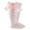 B-18-Pink, variant on Caqnni Baby Girl Socks Eyelet Triple Lace Ruffle Socks Turn Socks Ankle Dress Sock for Toddler Dress Socks for 0-5 years Grils Gift,3-18 Months