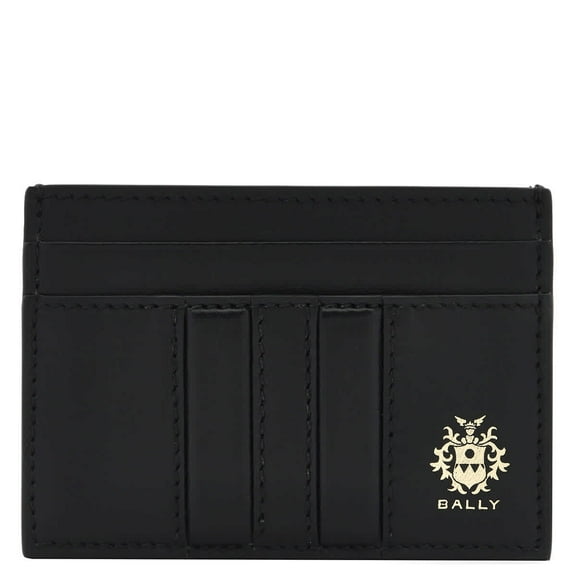 Bally Embossed Logo Leather Card Case
