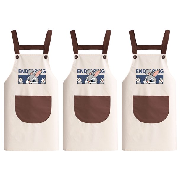 3 piezas de mono de trabajo especial a prueba de aceite para cocina y catering, delantal impermeable de PVC para el hogar