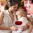 thumbnail image 3 of GLAMOUR BOUTIQUE Hexagon Single Forever Red Rose Box - Preserved Roses in a Box, Immortal Roses in a Box That Last A Year - Eternal Rose Preserved Flowers for Delivery Prime Mothers & Valentines Day, 3 of 8