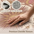 thumbnail image 6 of ODIKA Antique Gold Dusty Rose Cottagecore Decorative Balanced Motifs for Home Office, Gaming Room, Under Desk, Non-Slip Chair-Friendly, 6 of 7