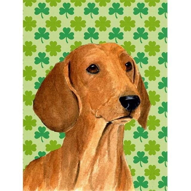 SS4418CHF Drapeau Portrait Trèfle de la Saint-Patrick en Toile - Taille Maison
