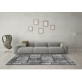 thumbnail image 3 of Ahgly Company Indoor Square Abstract Gray Modern Area Rugs, 6' Square, 3 of 4
