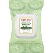Burt's Bees Facial Cleansing Towelettes, Cucumber and Sage 30 ea (Pack of 3)