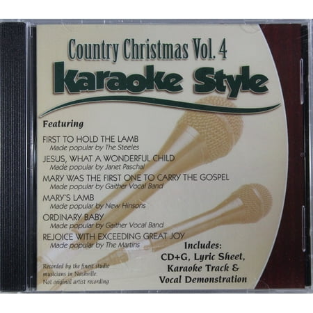 Country Christmas Volume - Country Christmas Volume 4 Daywind Christian Karaoke Style NEW CD+G 6 Songs