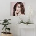 thumbnail image 4 of Korean Famous Beauty Singer Baek Ji-Young Canvas Wall Art Print Poster for Home School Office Decor, 4 of 5
