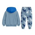 thumbnail image 5 of Boys Jogger Set Long Sleeve Dinosaur Print Hoodie and Sweatpants Sets Fall Winter Outfits Boys' Activewear Size 5-14 Years, 5 of 5