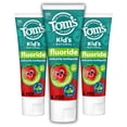 thumbnail image 1 of Tom's of Maine Pasta de dientes para niños con flúor aprobada por la ADA Pasta de dientes natural Sin colorantes Sin conservantes artificiales Fresa tonta 5.1 oz. Paquete de 3 (el embalaje puede varia, 1 of 9