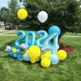 thumbnail image 5 of 40 Inch Big Number Balloons Light Blue Number 0 Balloon for Kids Birthday Party Self Inflating Foil Digit Balloon for Anniversary Graduations for Birthday Party Decorations (Light Blue 0), 5 of 13