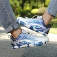 thumbnail image 4 of Barefoot Shoes for Women Mens Non Slip Water Shoes Athletic Hiking Slip On Sneakers for Swim Beach Pool Sand Diving Walking Blue Size 6.5, 4 of 5