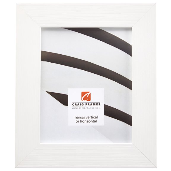 Craig Frames Bauhaus 200, 24x32 inch Picture Frame, White Oak