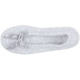 thumbnail image 2 of Isotoner Womens Terry Ballerina Slippers, 2 of 9