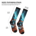 thumbnail image 4 of Sikiie Blue Dragon And White Tiger 1 Pairs Compression Socks for Men and Women 15-20 mmHg Running Support Socks, 4 of 7