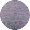 thumbnail image 1 of Ahgly Company Indoor Round Mid-Century Modern French Lilac Purple Oriental Area Rugs, 6' Round, 1 of 6