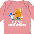 thumbnail image 4 of Inktastic Future Computer Programmer Boys Long Sleeve Baby Bodysuit, 4 of 5