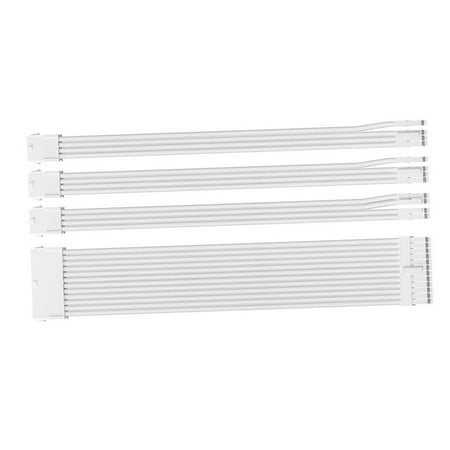 18AWG Power Extension Cords for PC Builders 1x24Pin / 1x8Pin CPU / 2x8Pin PCIE Soft Braided Cables with Combs 30cm