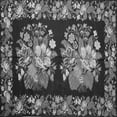 thumbnail image 1 of Ahgly Company Indoor Square Medallion Gray French Area Rugs, 7' Square, 1 of 1
