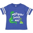 thumbnail image 3 of Inktastic My Papaw Grandpa Loves Me Dinosaur Boys Toddler T-Shirt, 3 of 5