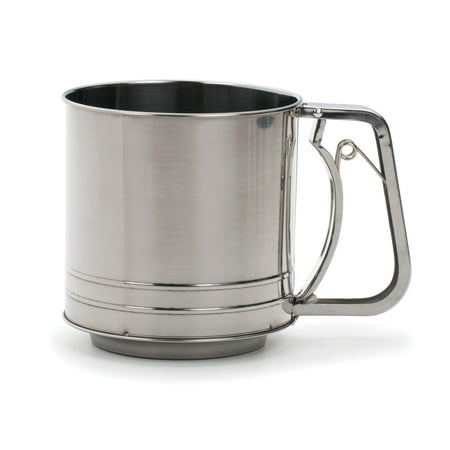 - RSVP Endurance Stainless Steel Triple Mesh 5 Cup Flour Sifter