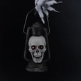 thumbnail image 4 of LED Skull Lantern Glowing Eyes Creepy Hanging Lamp Halloween Decor props, 4 of 8