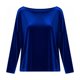 thumbnail image 4 of Karight Velvet Tops for Women Long Sleeve Crew Neck Tshirts Casual Loose Fit Tunic Blouses Elegant Party Dressy Outfits, 4 of 5