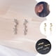 thumbnail image 4 of 2 pares Pendientes de estribles Pendientes de oretes de rastreadores Minimalistas Joyas Star Earper, 4 of 6