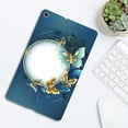 thumbnail image 2 of for Galaxy Tab A 10.1 2019 SM-T515/SM-T510 Floral Pattern Case, Luxury Ultra Slim Flexible Lightweight Anti-Fingerprint Drop Protective Heat Dissipation with Soft TPU Cover, Butterfly Flower, 2 of 6