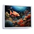 thumbnail image 2 of Designart "Surf and Turf Beach Photography I" Nautical & Beach Floater Framed Canvas Wall Art, 2 of 7