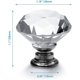 thumbnail image 2 of Perillas de 30mm, puertas transparentes de cristal de diamante, armario, cajón, armario, decoración, 10 uds./juego (transparente) Feliz Sencillez, 2 of 4