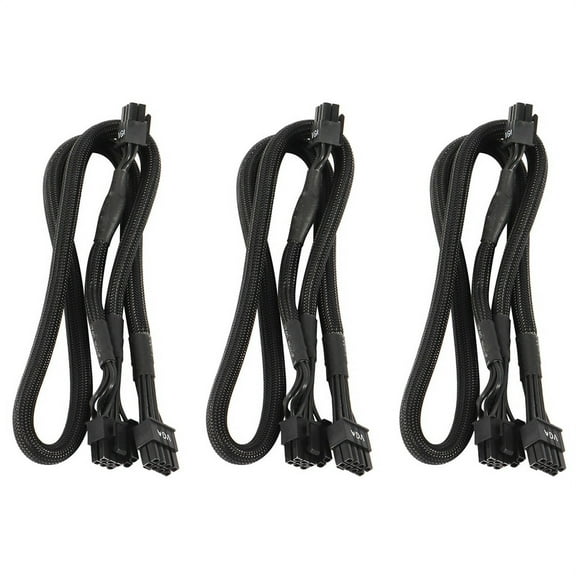 3X 8 PIN TO Dual 8 Pin 6 PIN PCIE VGA Power Supply Cable for Supernova G2 G3 G5 P2 T2 GS G  650 750 850 1000